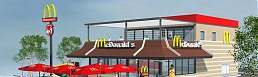 Restaurante McDonald`s Drive-in
